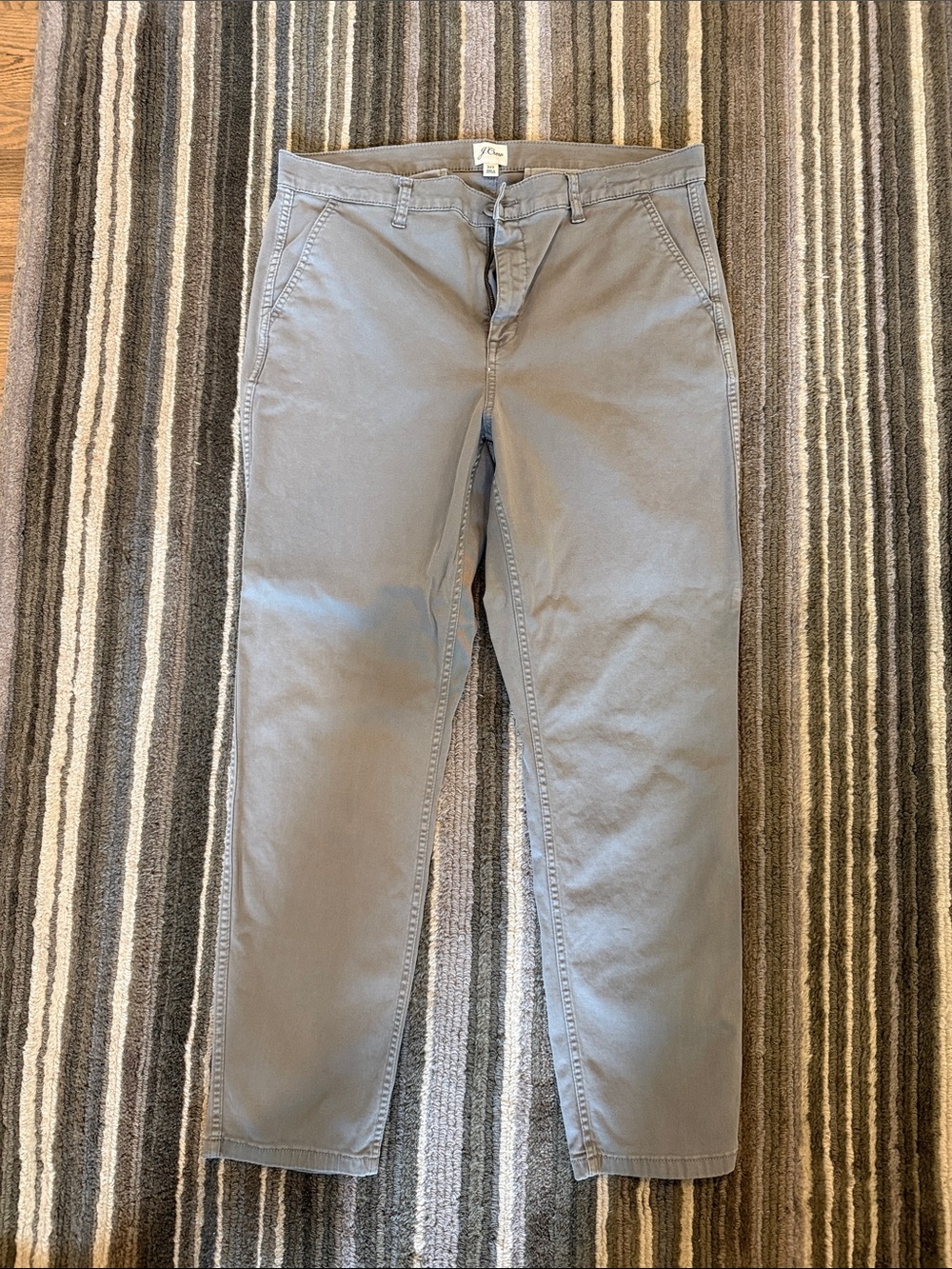 J. Crew Tall Women’s Straight-Leg Pants in Gray